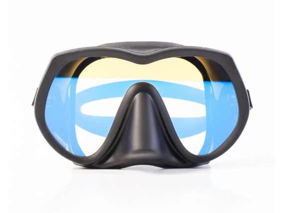 Маска с просветленными линзами Sargan Ирень Черный силикон Черная рамка