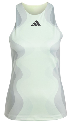 Женский топ теннисный Adidas Y-Tank Pro - зеленый
