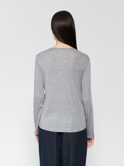 Лонгслив с рельефным швом