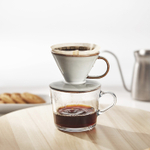 Кофейный фильтр IKEA GLADELIG (ГЛАДЕЛИГ), Керамика, Бежевый, 8 см