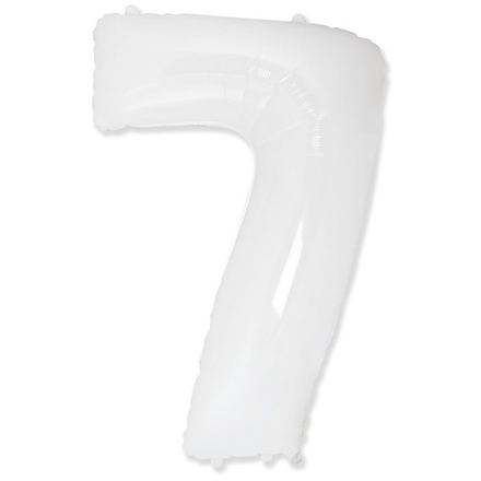 Цифра "7" белый