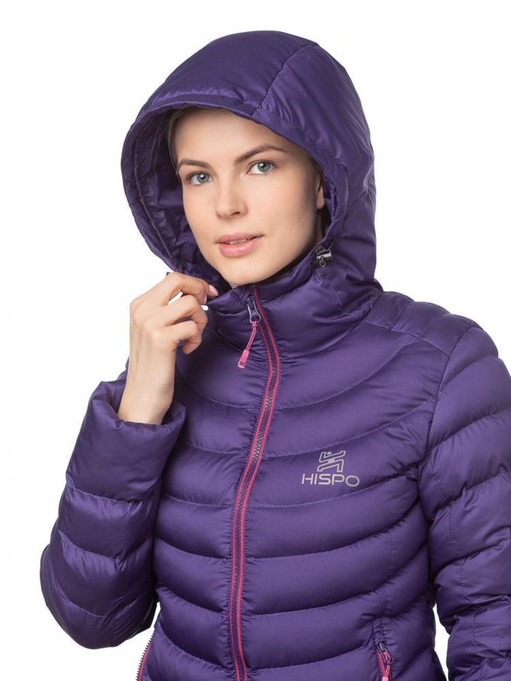 Куртка женская HISPO Лив, цвет: фиолетовый, AW22-2-002/2, р. S (44)