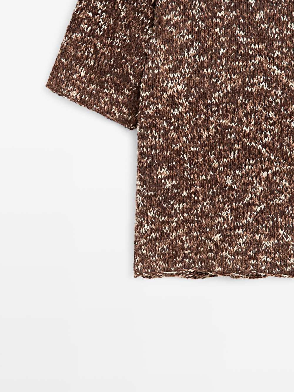 Massimo Dutti Трикотажный джемпер - Limited Edition, коричневый