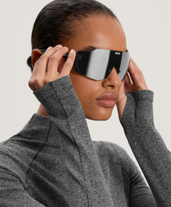 Oysho Легкая теплая бесшовная высокотехнологичная куртка, темно-серый меланж