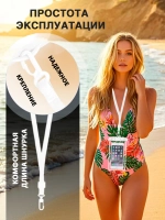 Водонепроницаемый чехол для телефона универсальный со шнурком/ Непромокаемый чехол для телефона