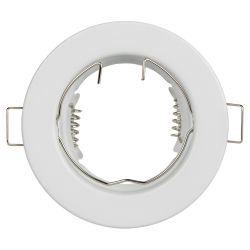 Светильник встраиваемый штампованный ЭРА ST1 SWH под лампу MR16 GU5.3 белый матовый