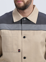 Костюм Лигор-2 СОП (тк.Смесовая,210) п/к, бежевый/т.серый