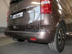 Фаркоп оцинкованный Galia C072A для Citroen Spacetourer 2016-, Peugeot Traveller 2016-, Citroen Jumpy 2016-, Peugeot Expert 2016-, Toyota Proace 2016-(паспорт и сертификат в комплекте)(без электрики)