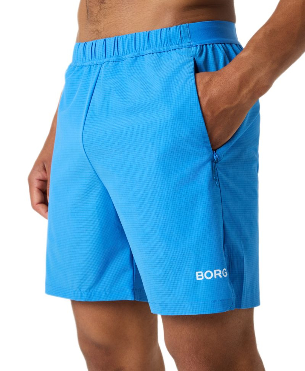 Мужские теннисные шорты Björn Borg Zip - palace blue