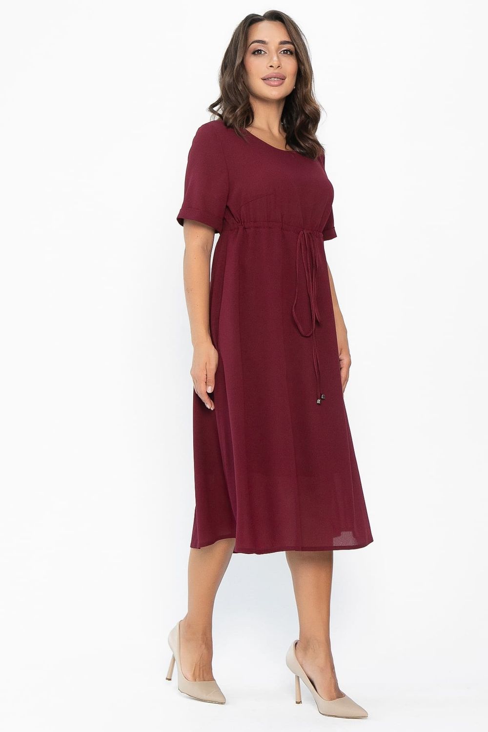 Платье Майя (бордовое) П13937-3М LT Collection