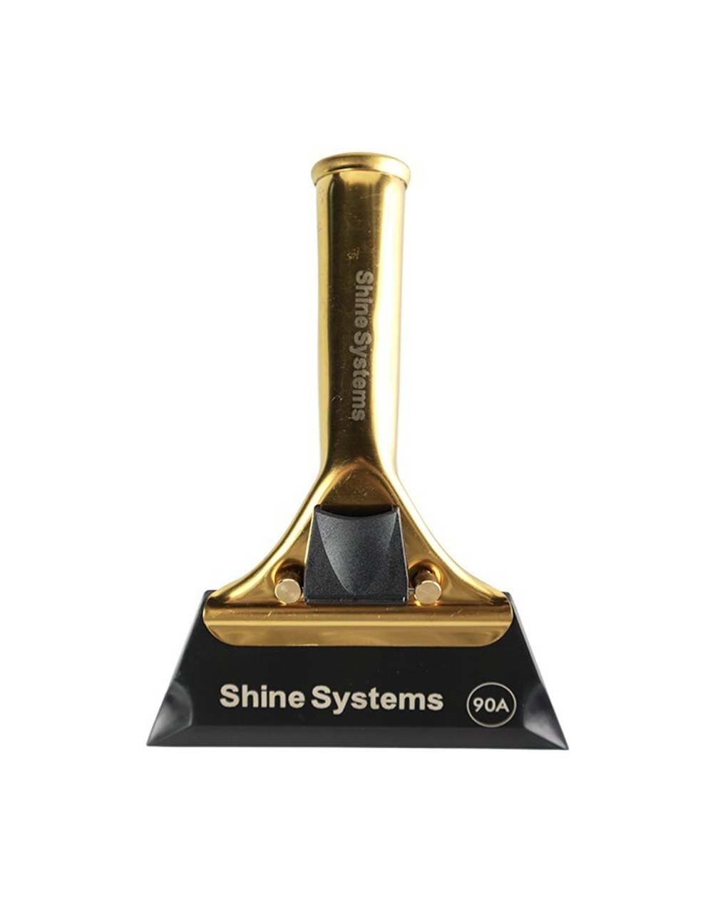 Shine Systems Ракель черный твердостью 90А с ручкой 15*12см