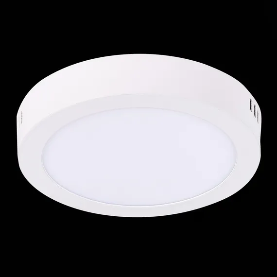 ST112.542.12 Светильник настенно-потолочный Белый LED 1*12W 4000K 795Lm Ra80 120° IP20 D160xH28 90-2 Накладные светильники