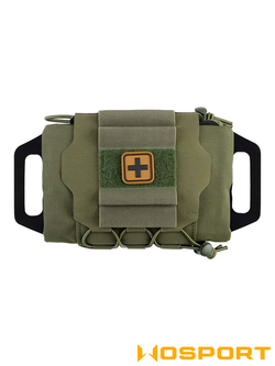 Подсумок медицинский WoSporT Rapid Deployment IFAK Kits (Medium) (BP-87-RG). Олива