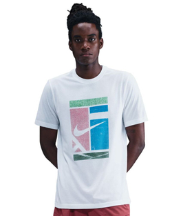 Мужская теннисная футболка Nike Court Dri-Fit - white
