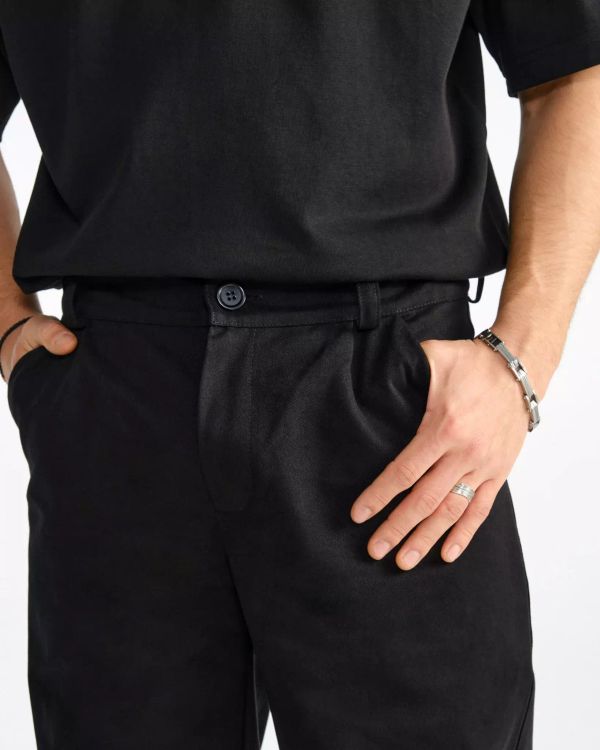 Брюки Начало Твил Черные - фото 4