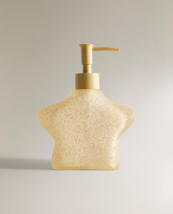 Zara Home дозатор для жидкого мыла, пластик, жёлтый