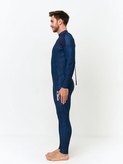 Гидрокостюм SARGAN Sport 1001/MBL, мужской, длинный, неопр.2мм, микс-синий, р.