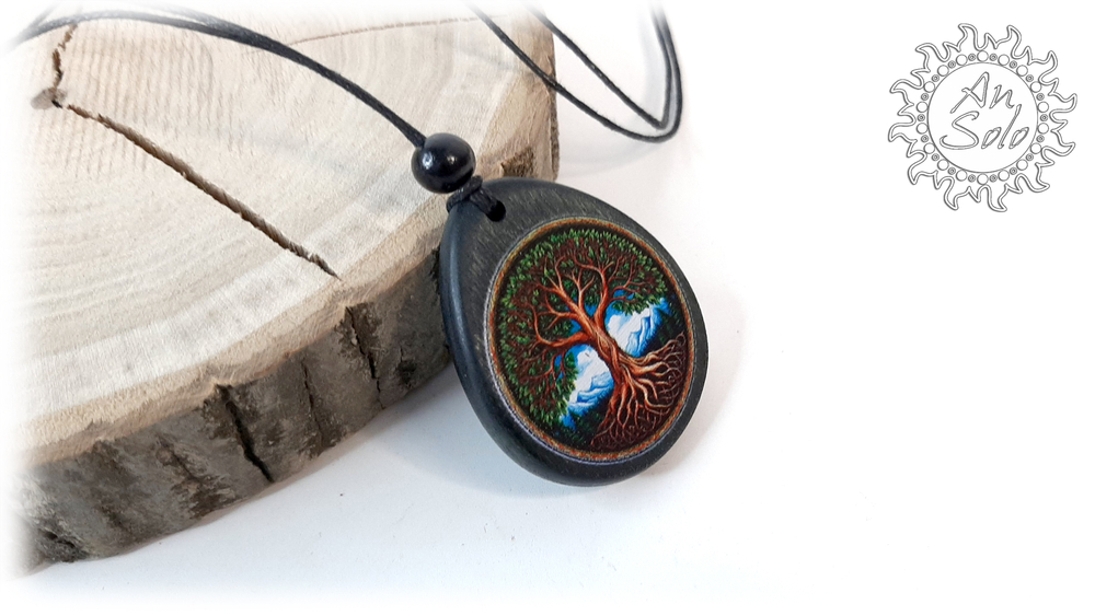 Кулон-капля "Древо"