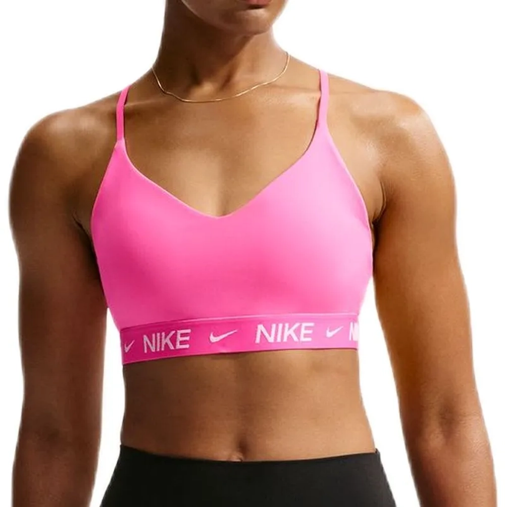 Теннисный бюстгальтер Nike Indy Light Support Padded Adjustable Sports - hyper pink