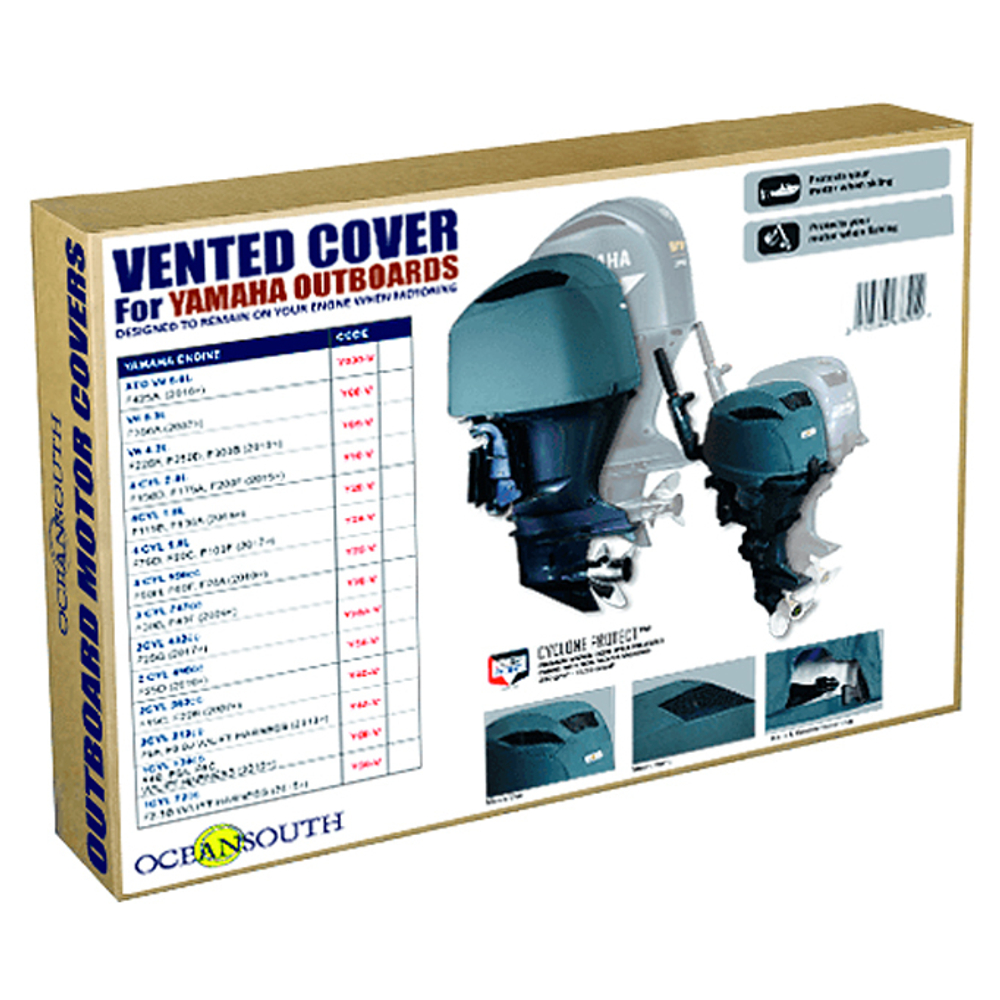 Чехол ходовой на капот Yamaha F115B, F130A (2014 г.в. и старше) (Y20V)