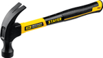 STAYER Fiberglass, 680 г, с фиберглассовой рукояткой, столярный молоток-гвоздодёр, Professional (2026)