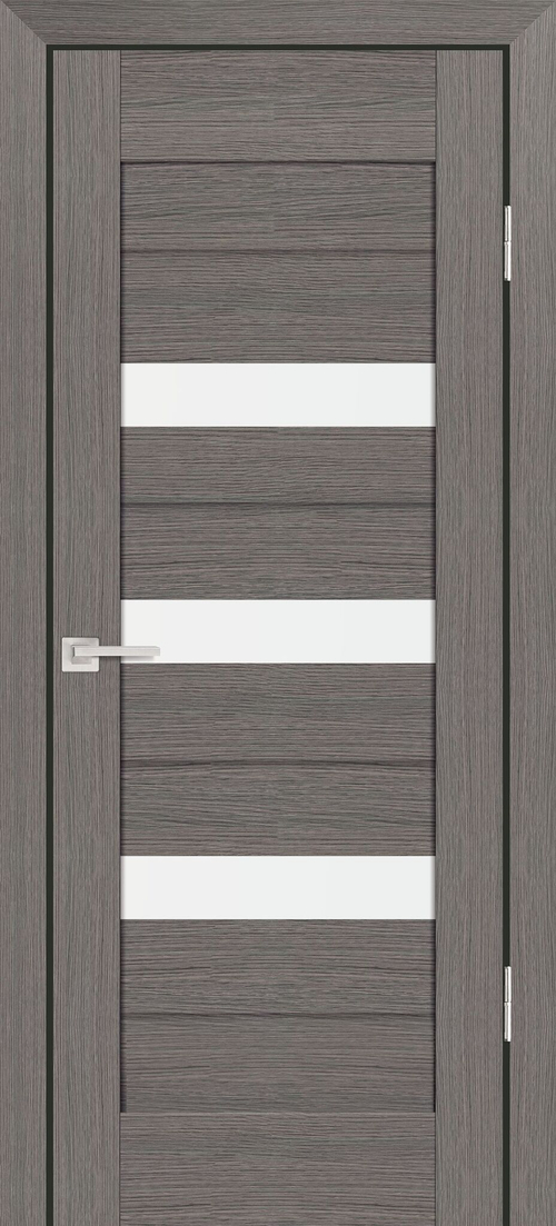 Дверь PS-09 / Цвет Грей Мелинга / белый сатинат / Двери PROFILO PORTE