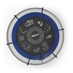 Батут UNIX Line SUPREME GAME 8 ft (Blue)