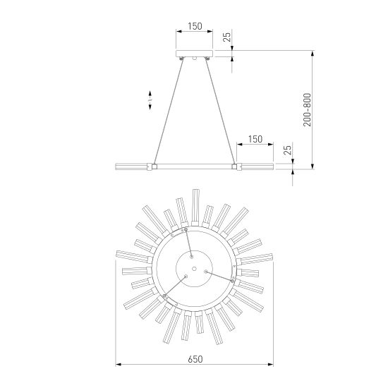 558 / подвесной светильник Smart