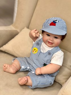 Кукла Реборн виниловая 50см в пакете (FA-245)