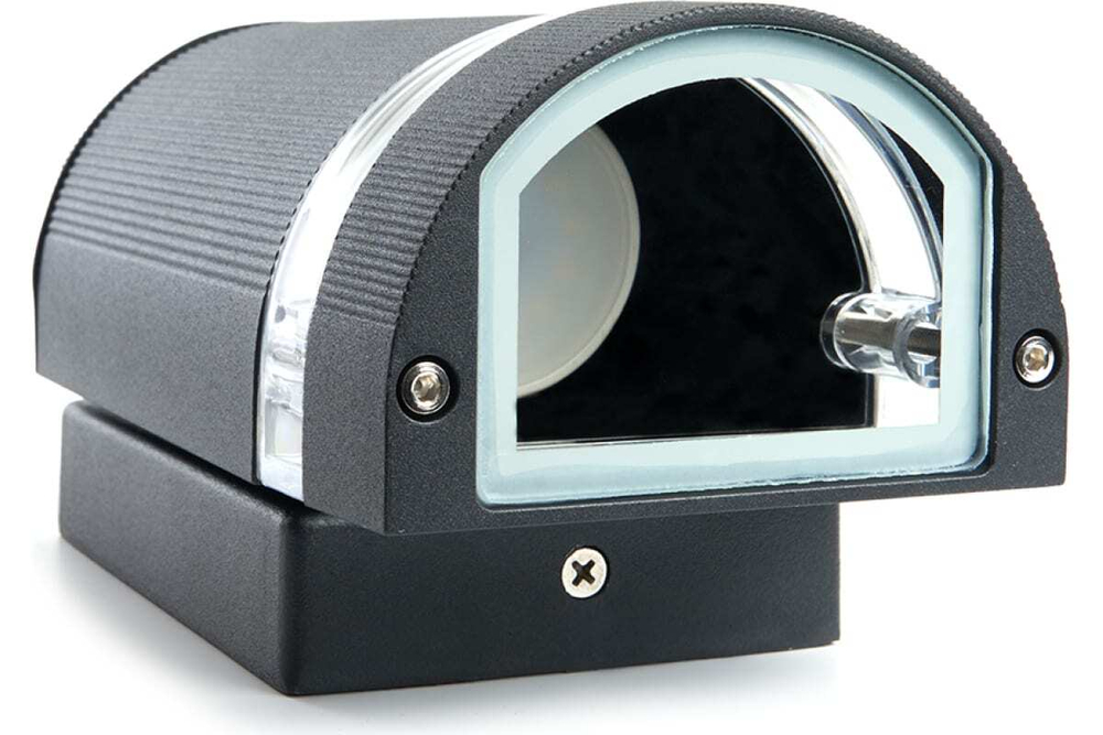 Светильник архитектурный DH1701, на стену вверх, GU10 230V, черный Feron