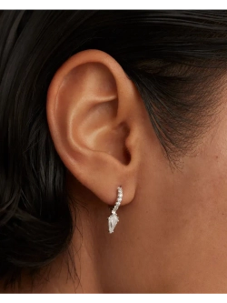 Одиночная серьга Manila Серебро 925 пробы покрытое родием