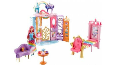 Barbie Переносной радужный дворец (MATTEL)