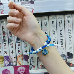 Плетёный браслет "Genshin Impact / Геншин - Аято"