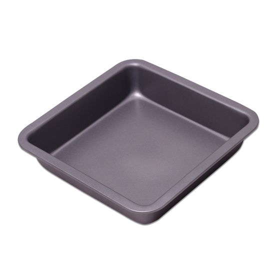 Форма для запекания Kamille KM 6007 квадратная из углеродистой стали 22.5х22.5х4.5 см