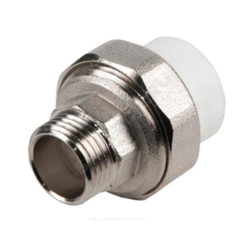 Муфта разъемная PP-R 25х1" нар.резьба