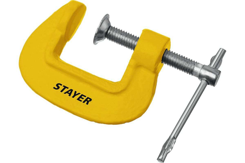 Чугунная струбцина STAYER SG-25 тип G, 25 мм 3215-025
