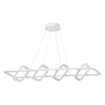 359184 OVER NT23 312 белый Светильник подвесной диммируемый, в комплекте пульт ДУ IP20 LED 4000К 175W 220V ONDO