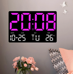 Часы настенные LED MIRROR GH0717L Purple&White