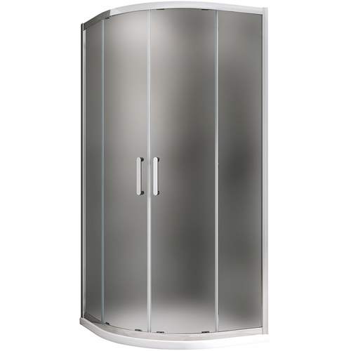 Душевой уголок Abber Schwarzer Diamant 90x90 AG01090M профиль Хром стекло матовое