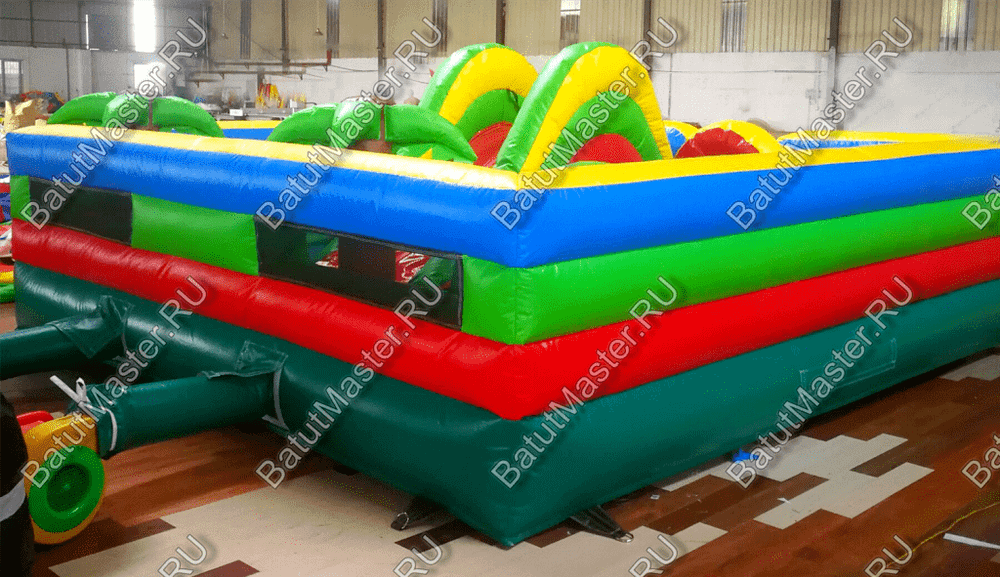 Надувной батут "Гусеничка"