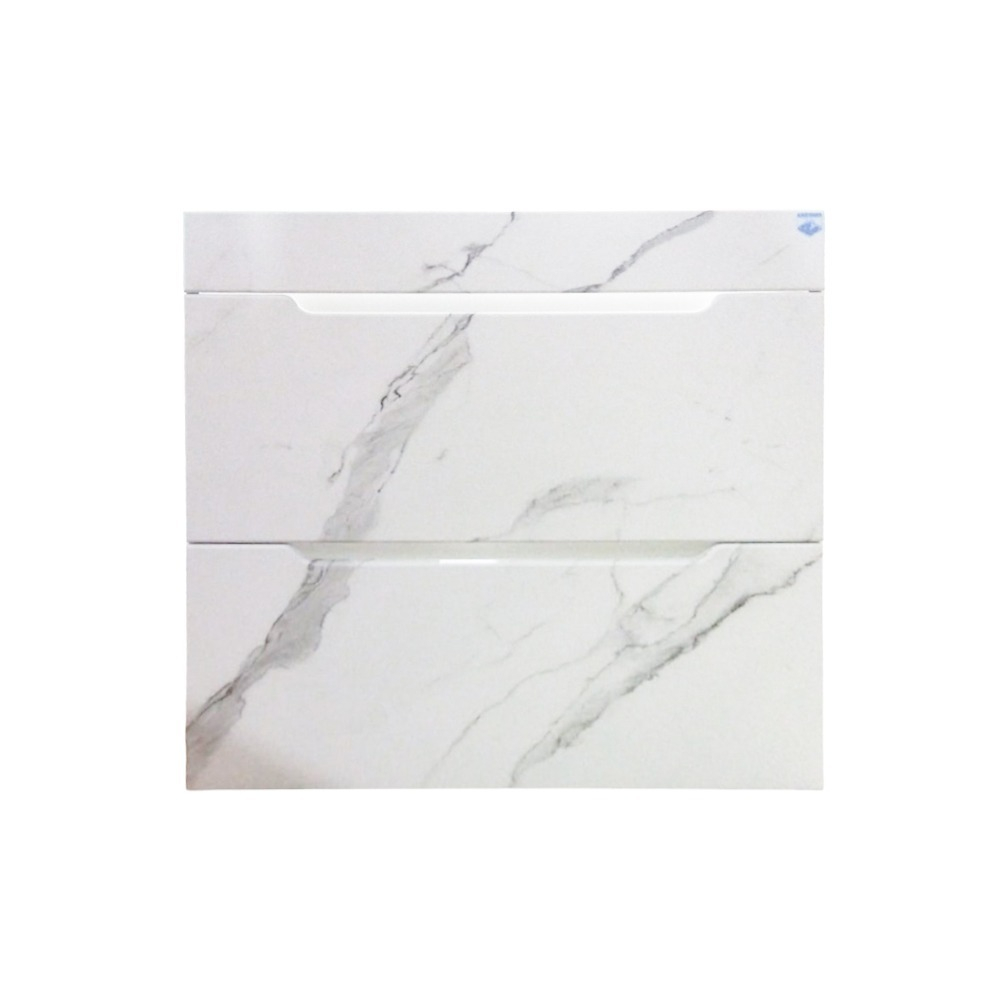 Тумба напольная ORBITA-4 МОДЕРН 80, 2 ящика, под раковину Cersanit COMO, Мрамор белый