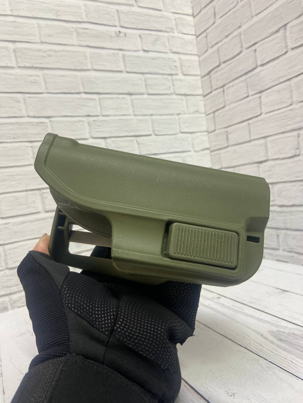 Кобура для ПМ и ПММ, поясное крепление на ремень Олива