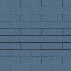 Тротуарная плитка ПРЯМОУГОЛЬНИК 300х100 мм - Стандарт Синий