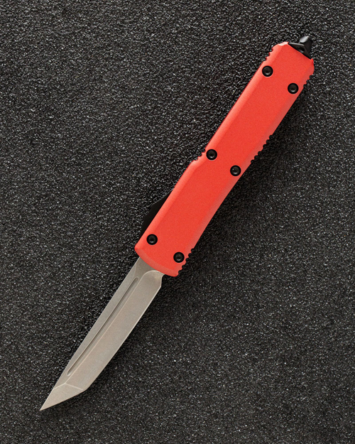 Автоматический складной нож SteelBro Ultratech T/E Tanto Cerakote Habanero Red VG-10 123-10HBRDCS (красный-металик)