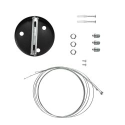 Светильник LED ЭРА Geometria SPO-151-B-40K-030 Delta 30Вт 4000К 3000Лм IP40 600*600*80 черный подвесной | Декоративные светильники Geometria