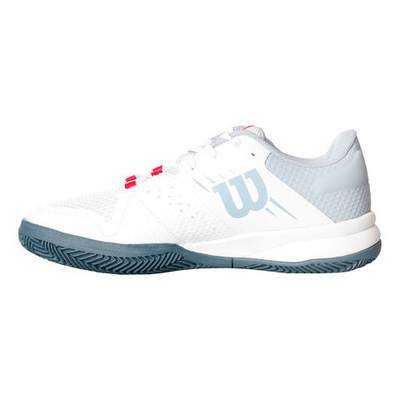 Женские теннисные кроссовки Wilson Kaos Devo Clay Court Shoe Women - White, Blue