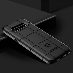 Чехол черного цвета на телефона LG V60 ThinQ, высокие защитные и противоударные свойства, серия Armor от Caseport