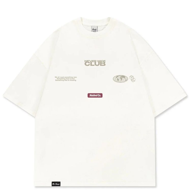 Футболка HAIDED CLUB, экрю