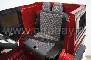 Детский электромобиль River Toys Mercedes-Benz-G65-AMG красный