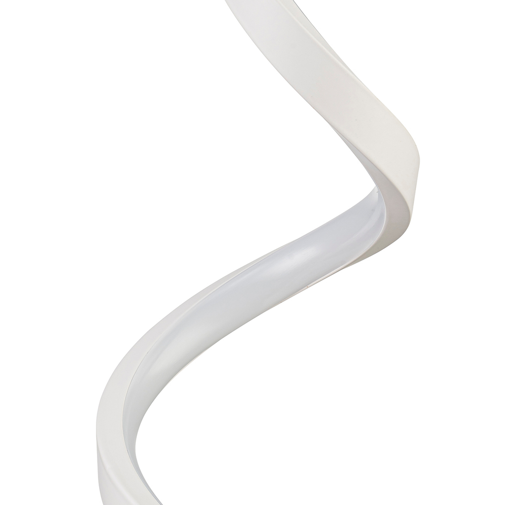 Настольный светодиодный светильник 15Вт, 1120лм, 4500K, Ra>80, металл/силикон, белый